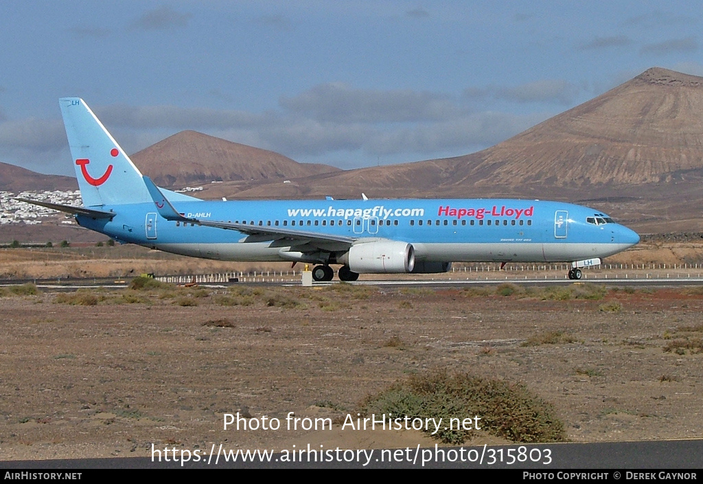 Aircraft Photo of D-AHLH | Boeing 737-8K5 | Hapag-Lloyd | AirHistory.net #315803