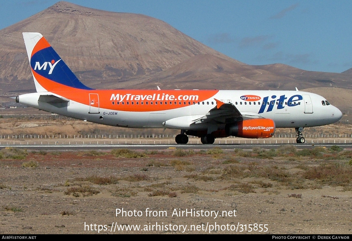 Aircraft Photo of G-JOEM | Airbus A320-231 | MyTravel Lite | AirHistory.net #315855