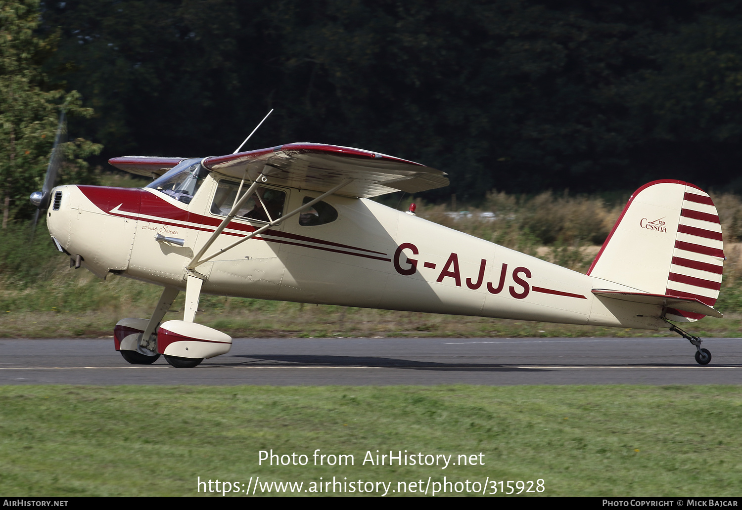 Aircraft Photo of G-AJJS | Cessna 120 | AirHistory.net #315928