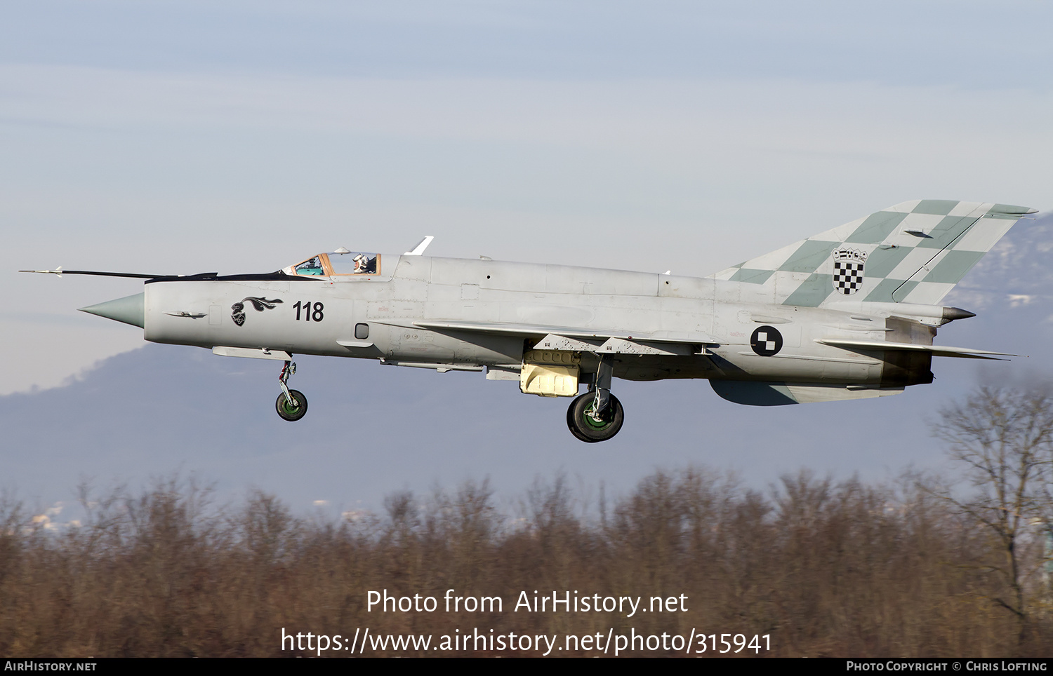 Aircraft Photo of 118 | Mikoyan-Gurevich MiG-21bisD | Croatia - Air Force | AirHistory.net #315941