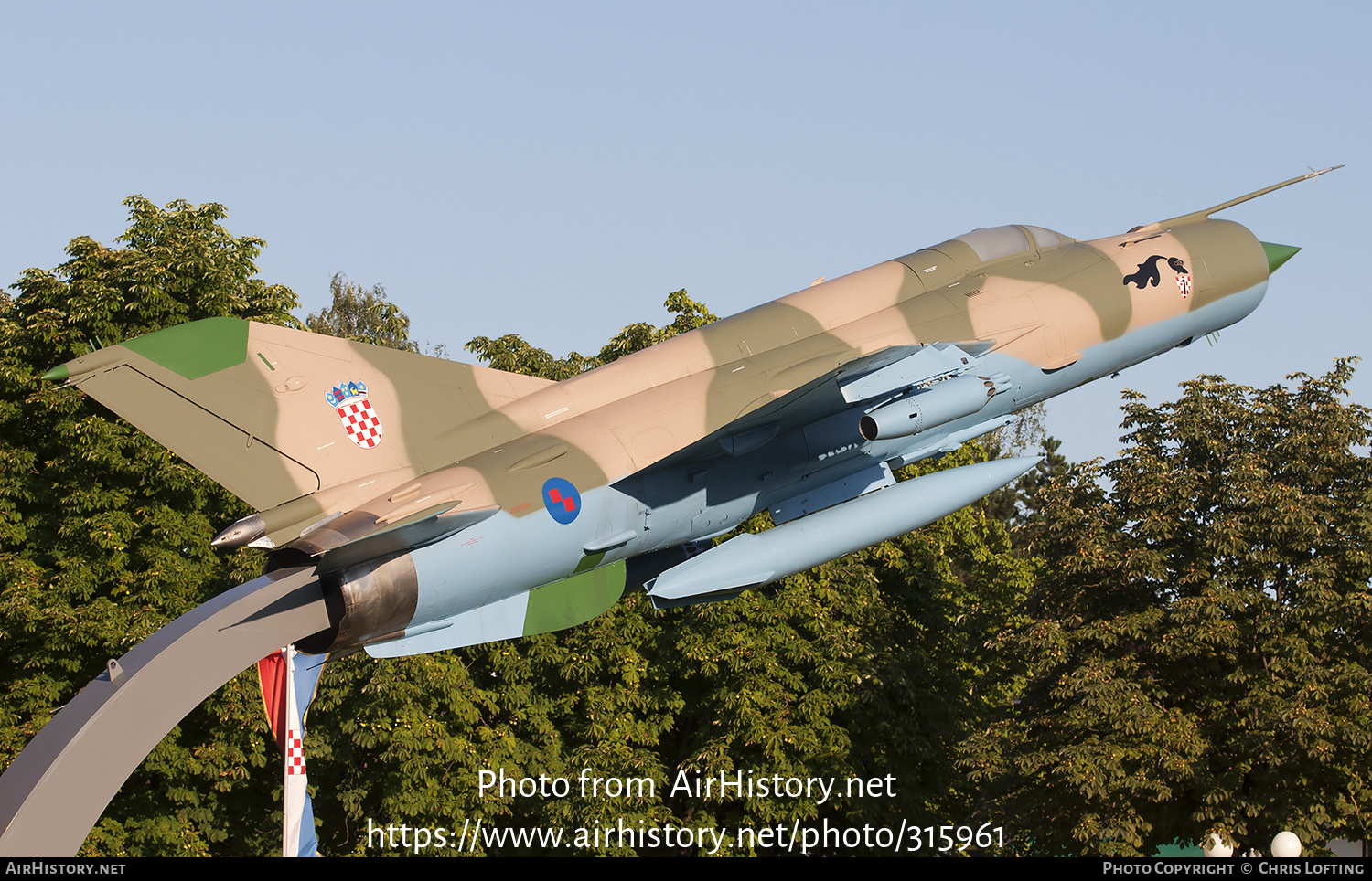 Aircraft Photo of 125 | Mikoyan-Gurevich MiG-21bis | Croatia - Air Force | AirHistory.net #315961