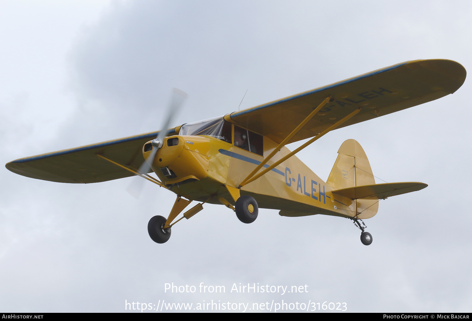 Aircraft Photo of G-ALEH | Piper PA-17 Vagabond | AirHistory.net #316023