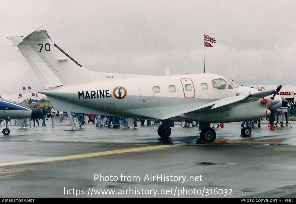 Aircraft Photo of 70 | Embraer EMB-121AN Xingu | France - Navy | AirHistory.net #316032