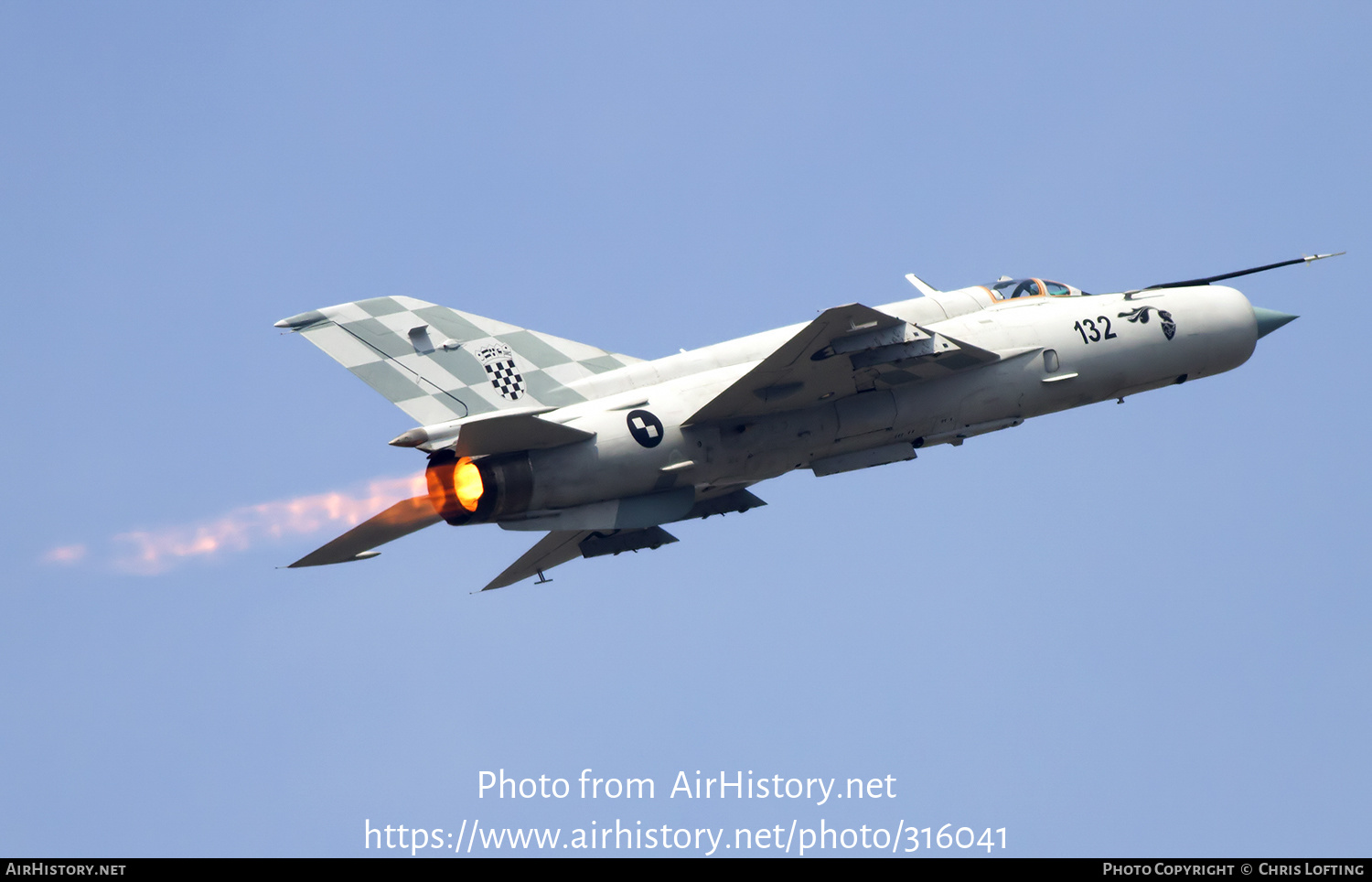 Aircraft Photo of 132 | Mikoyan-Gurevich MiG-21bisD | Croatia - Air Force | AirHistory.net #316041