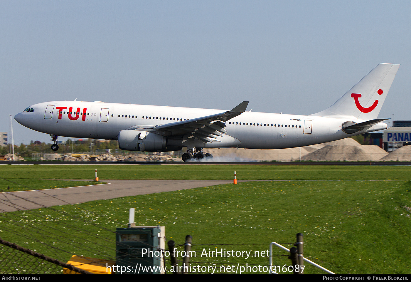 Aircraft Photo of G-VYGM | Airbus A330-243 | TUI | AirHistory.net #316087