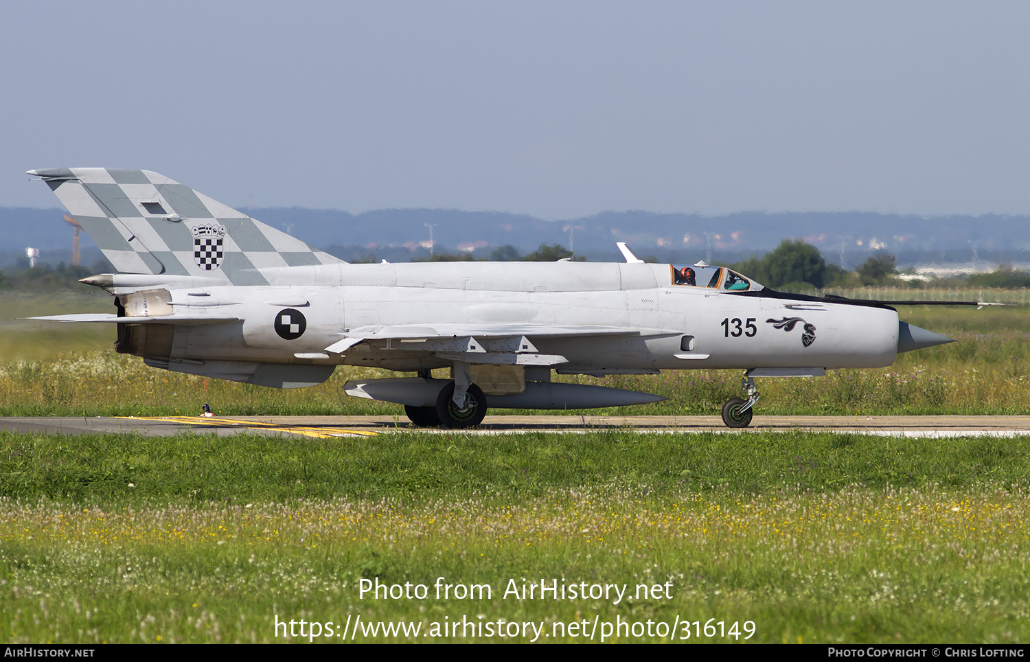 Aircraft Photo of 135 | Mikoyan-Gurevich MiG-21bisD | Croatia - Air Force | AirHistory.net #316149