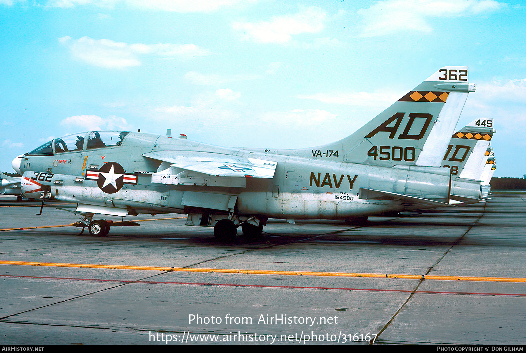 Aircraft Photo of 154500 | LTV TA-7C Corsair II | USA - Navy | AirHistory.net #316167