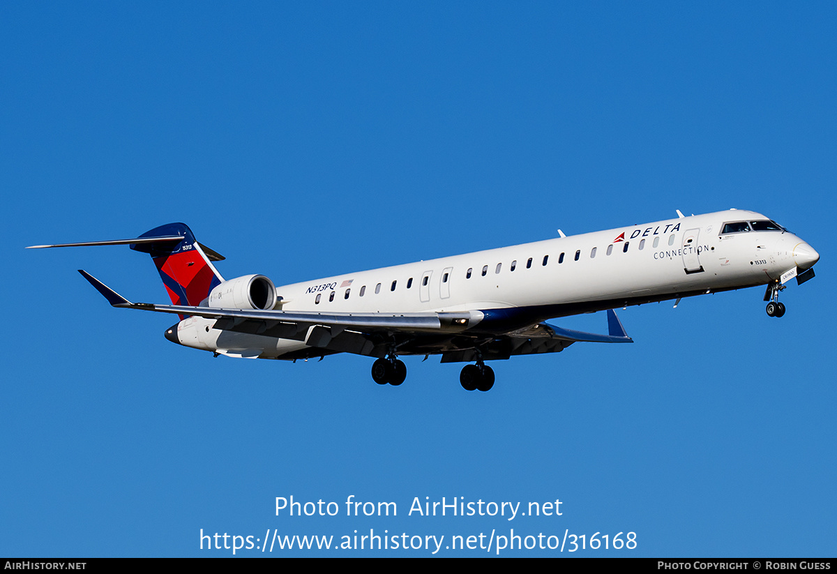 Aircraft Photo of N313PQ | Bombardier CRJ-900LR (CL-600-2D24) | Delta Connection | AirHistory.net #316168