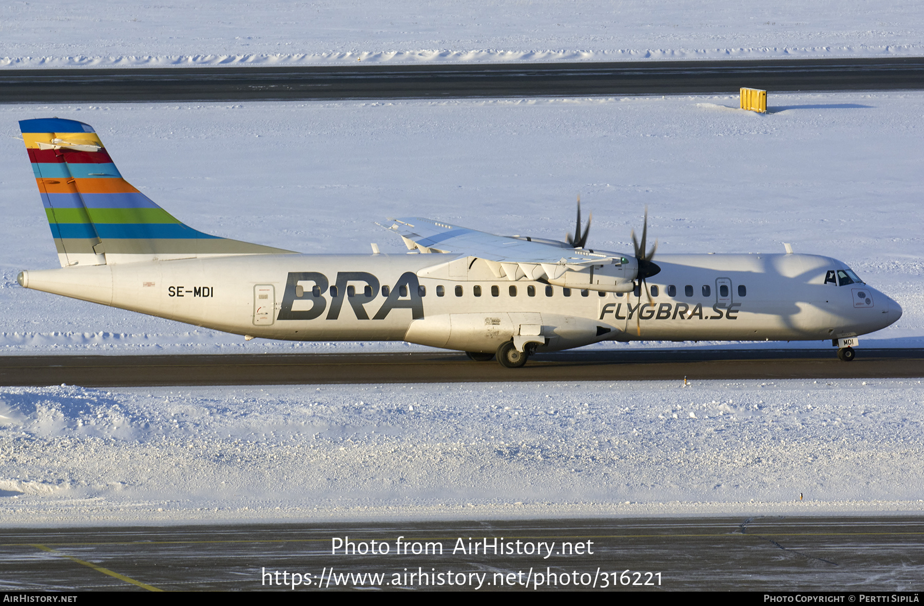 Aircraft Photo of SE-MDI | ATR ATR-72-500 (ATR-72-212A) | BRA - Braathens Regional Airlines | AirHistory.net #316221