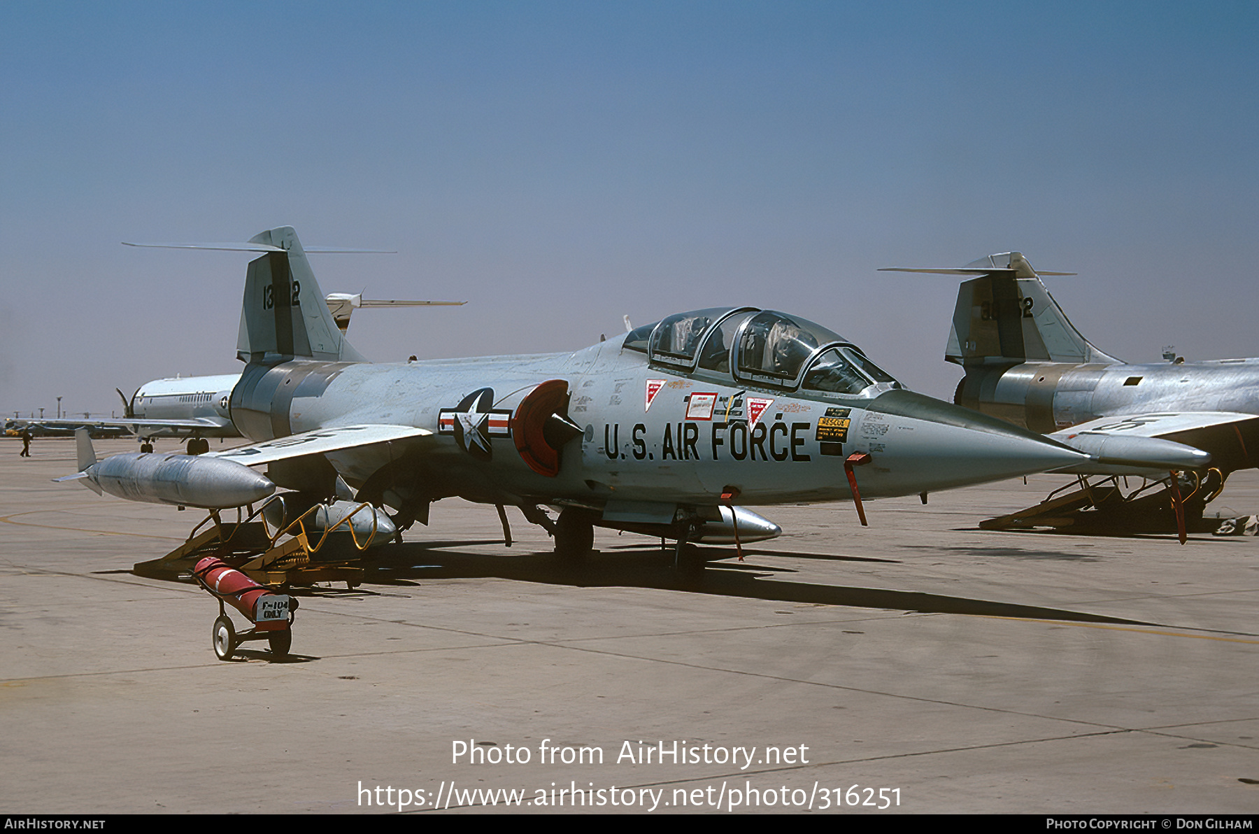 Aircraft Photo of 61-3082 / 13082 | Lockheed TF-104G Starfighter | USA - Air Force | AirHistory.net #316251