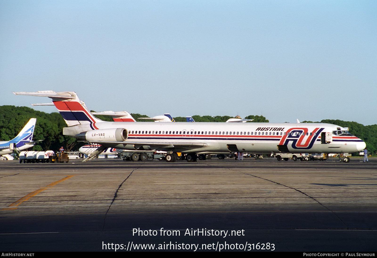 Aircraft Photo of LV-VAG | McDonnell Douglas MD-83 (DC-9-83) | Austral Líneas Aéreas | AirHistory.net #316283