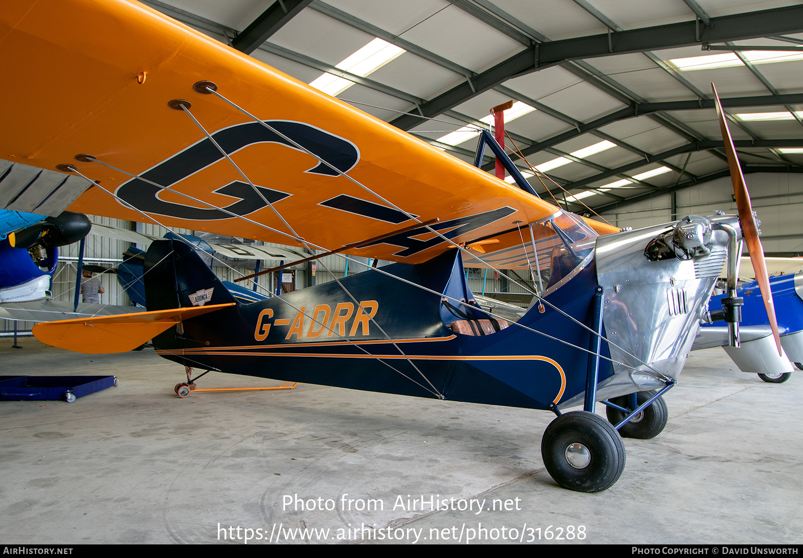 Aircraft Photo of G-ADRR | Aeronca C-3 Collegian | AirHistory.net #316288