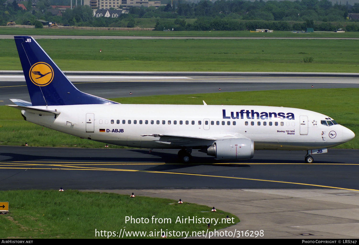 Aircraft Photo of D-ABJB | Boeing 737-530 | Lufthansa | AirHistory.net #316298