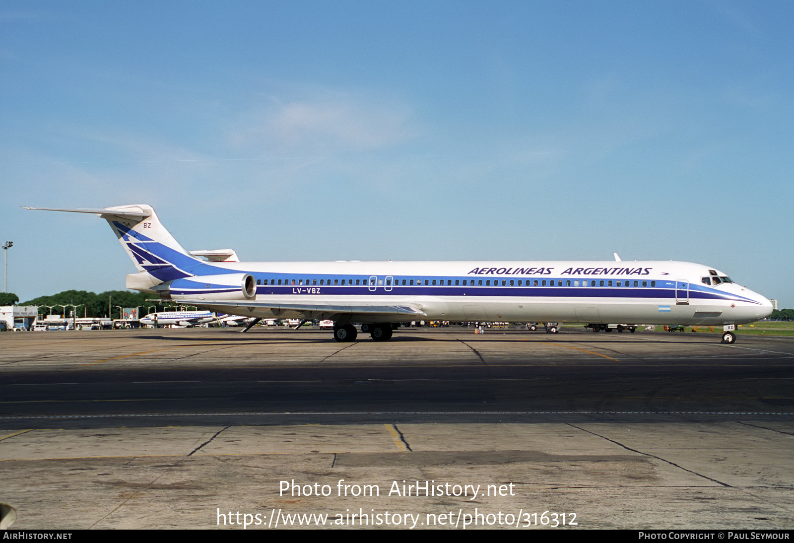 Aircraft Photo of LV-VBZ | McDonnell Douglas MD-88 | Aerolíneas Argentinas | AirHistory.net #316312