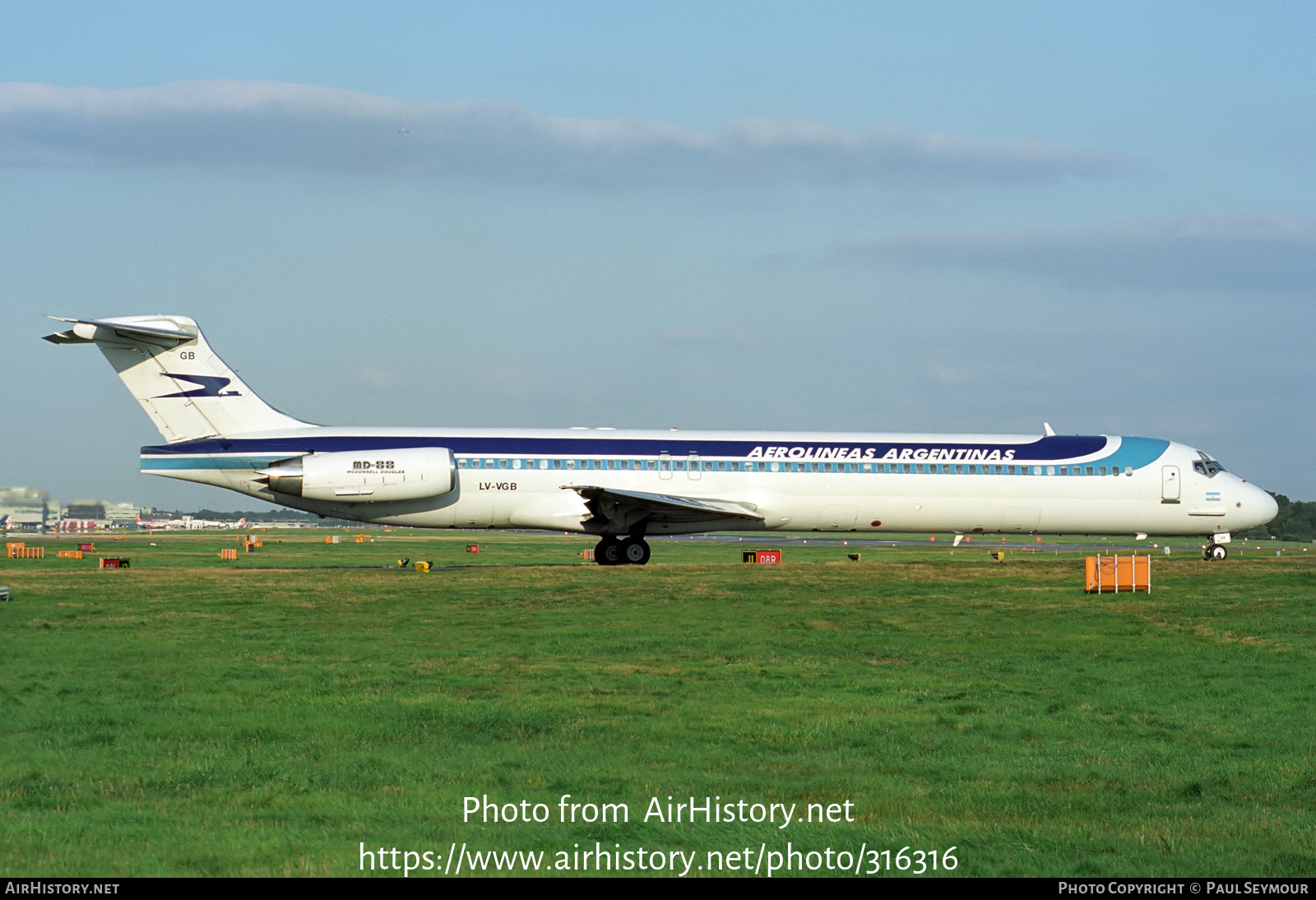 Aircraft Photo of LV-VGB | McDonnell Douglas MD-88 | Aerolíneas Argentinas | AirHistory.net #316316