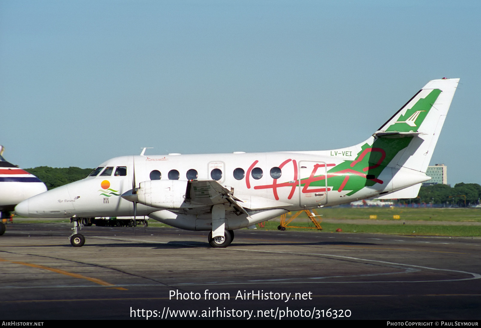 Aircraft Photo of LV-VEI | British Aerospace BAe-3212 Jetstream Super 31 | LAER - Línea Aérea de Entre Ríos | AirHistory.net #316320