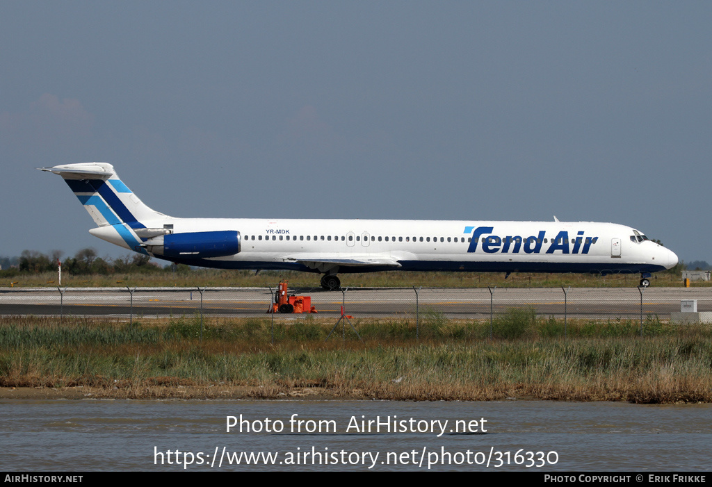 Aircraft Photo of YR-MDK | McDonnell Douglas MD-82 (DC-9-82) | Tend Air - Ten Airways | AirHistory.net #316330