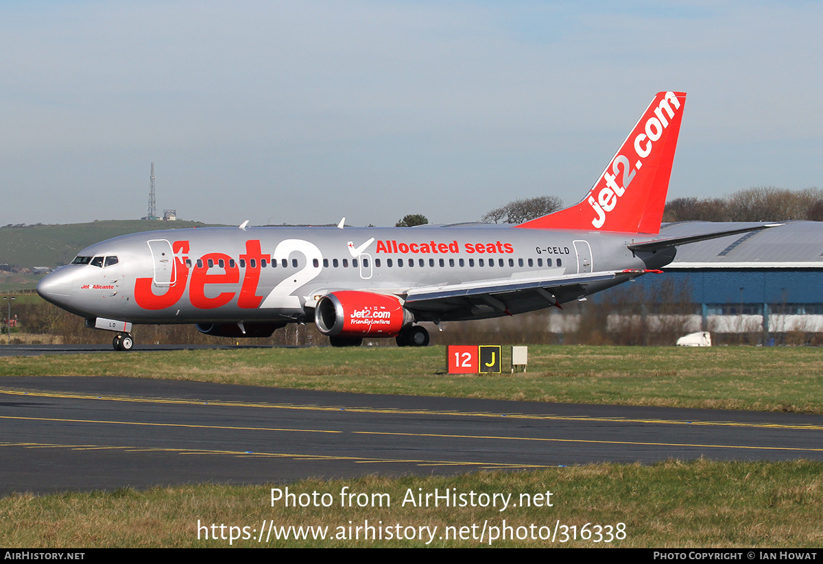 Aircraft Photo of G-CELD | Boeing 737-33A | Jet2 | AirHistory.net #316338