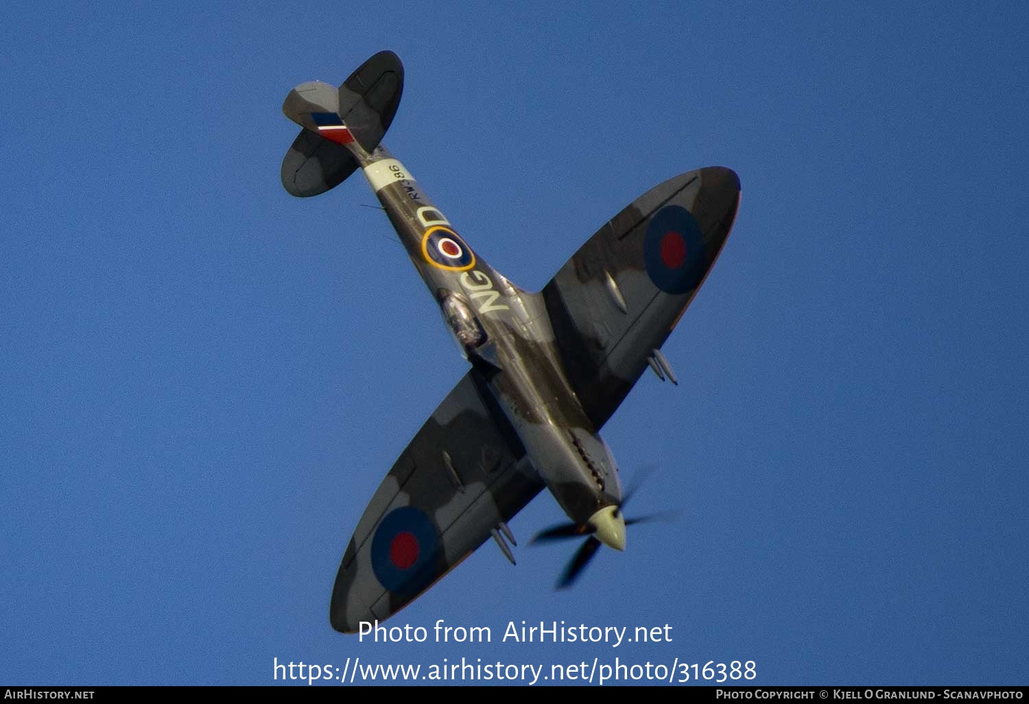 Aircraft Photo of SE-BIR / RW386 | Supermarine 361 Spitfire LF16E | UK - Air Force | AirHistory.net #316388