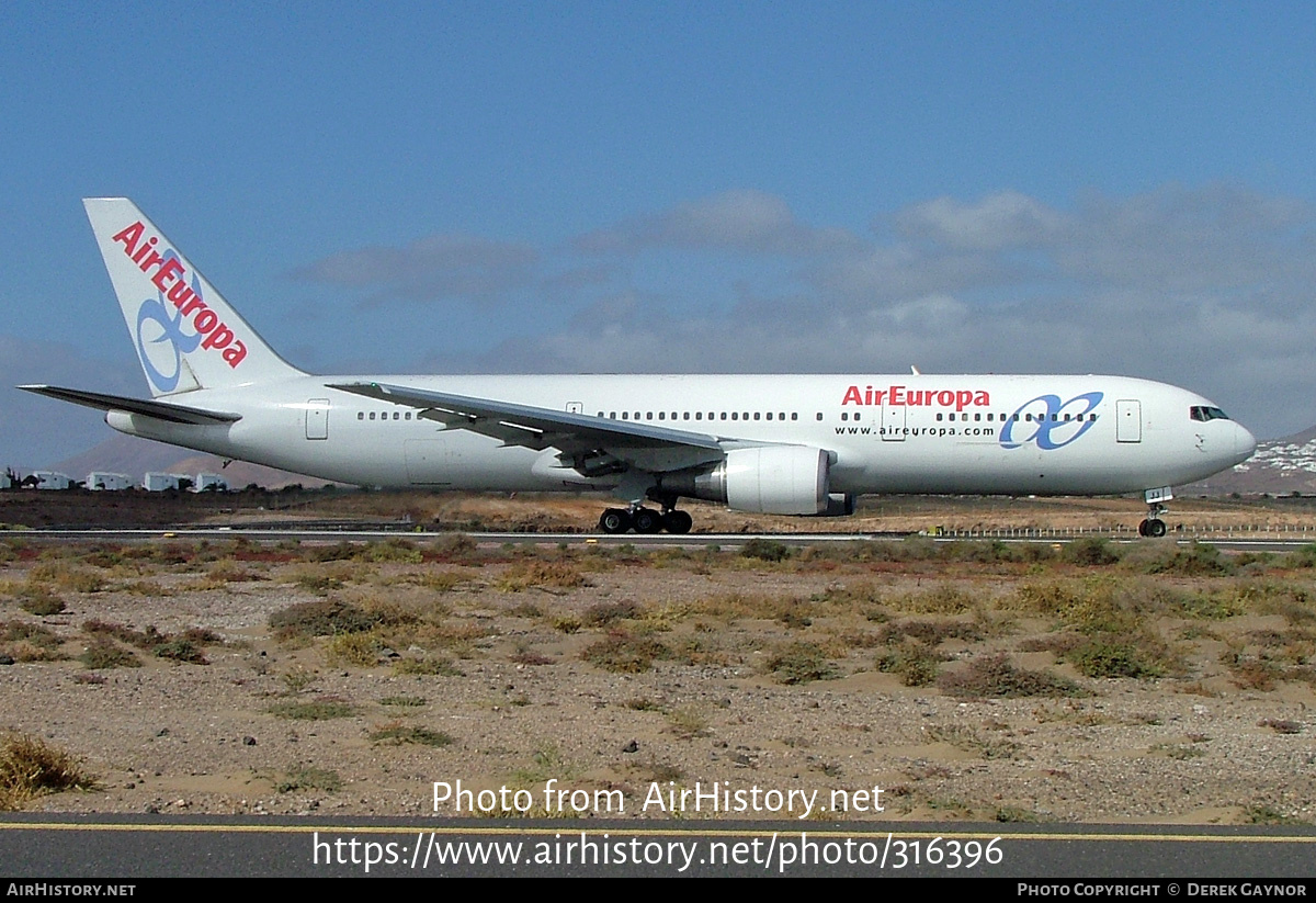 Aircraft Photo of EC-JJJ | Boeing 767-328/ER | Air Europa | AirHistory.net #316396