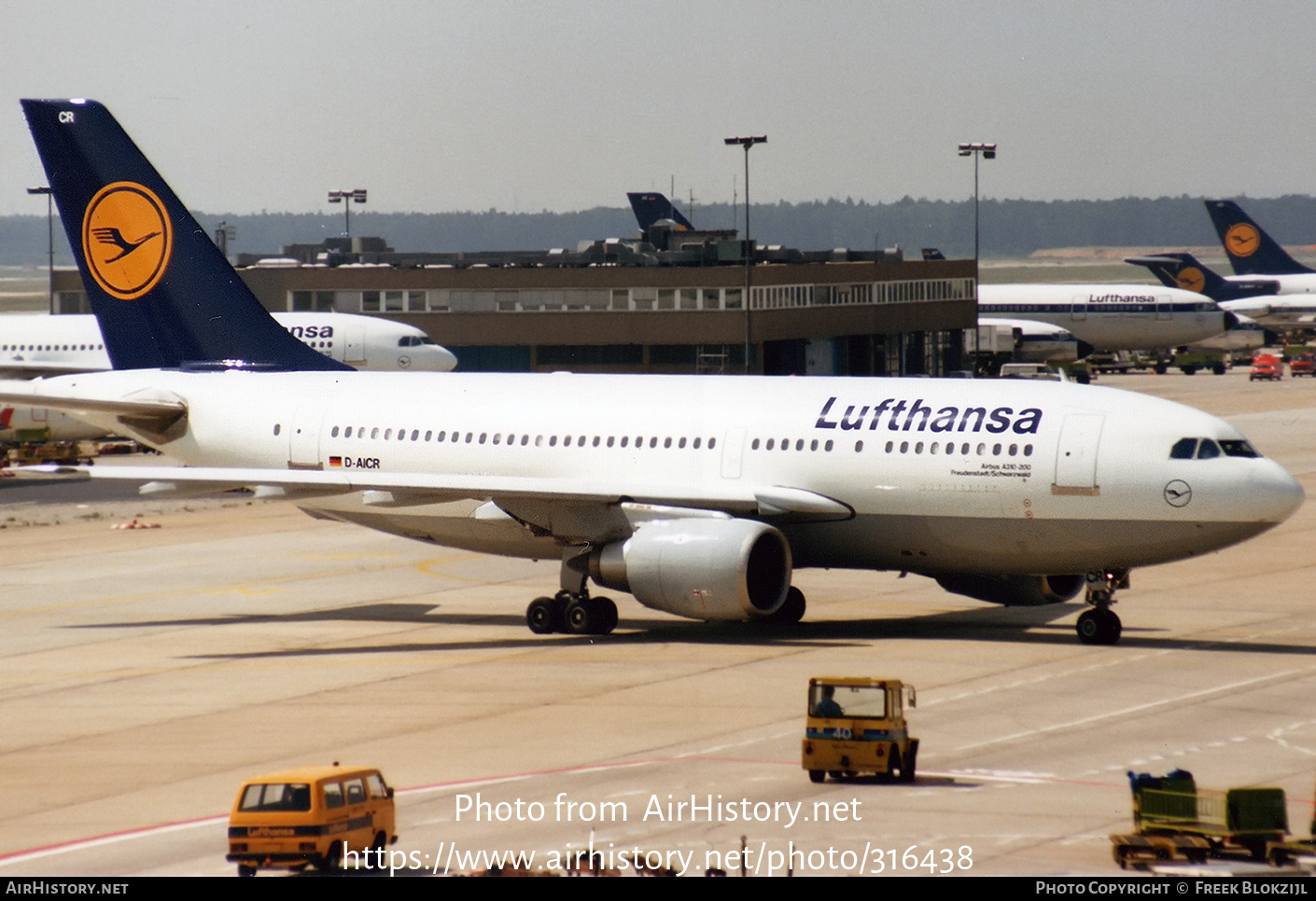 Aircraft Photo of D-AICR | Airbus A310-203 | Lufthansa | AirHistory.net #316438