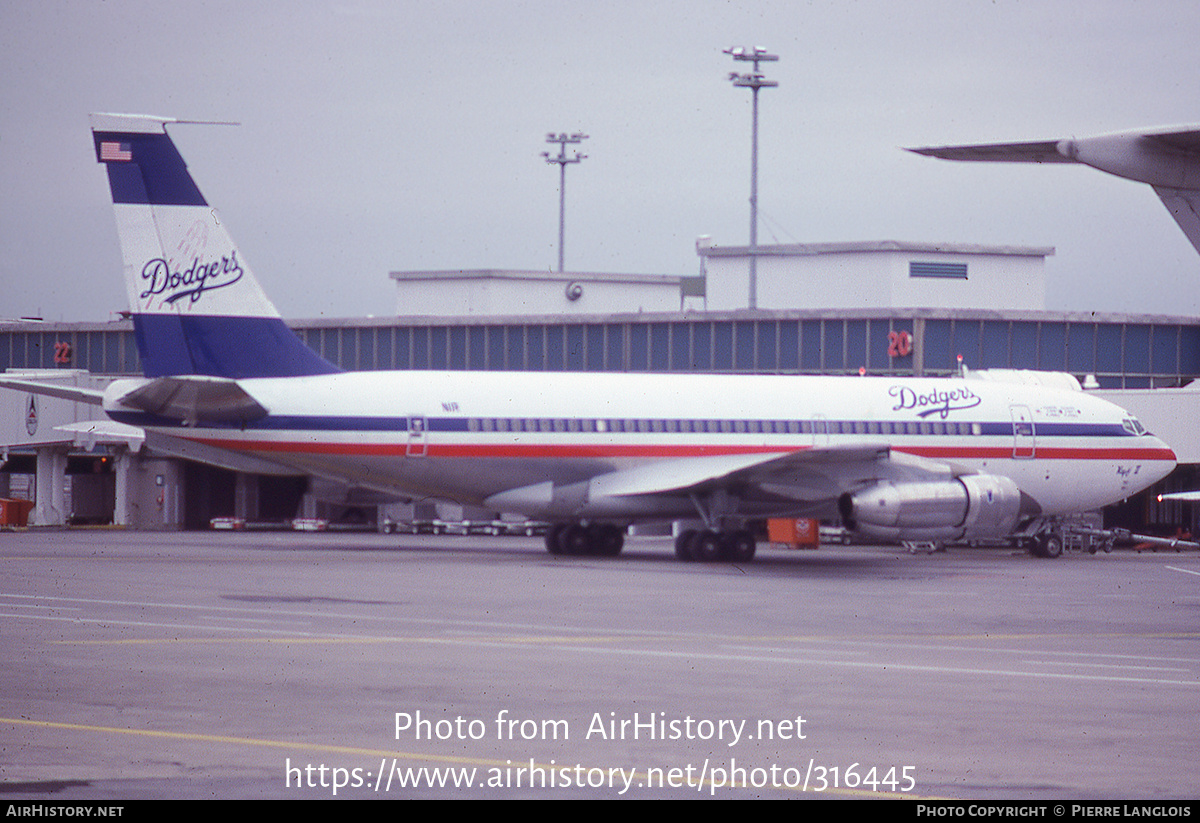 Aircraft Photo of N1R | Boeing 720-023B | Los Angeles Dodgers | AirHistory.net #316445