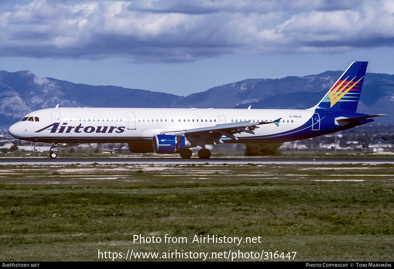 Aircraft Photo of G-VOLH | Airbus A321-211 | Airtours International | AirHistory.net #316447