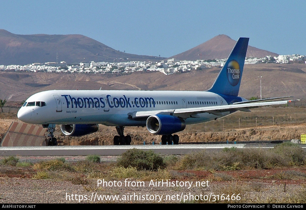 Aircraft Photo of G-JMCG | Boeing 757-2G5 | Thomas Cook Airlines | AirHistory.net #316466