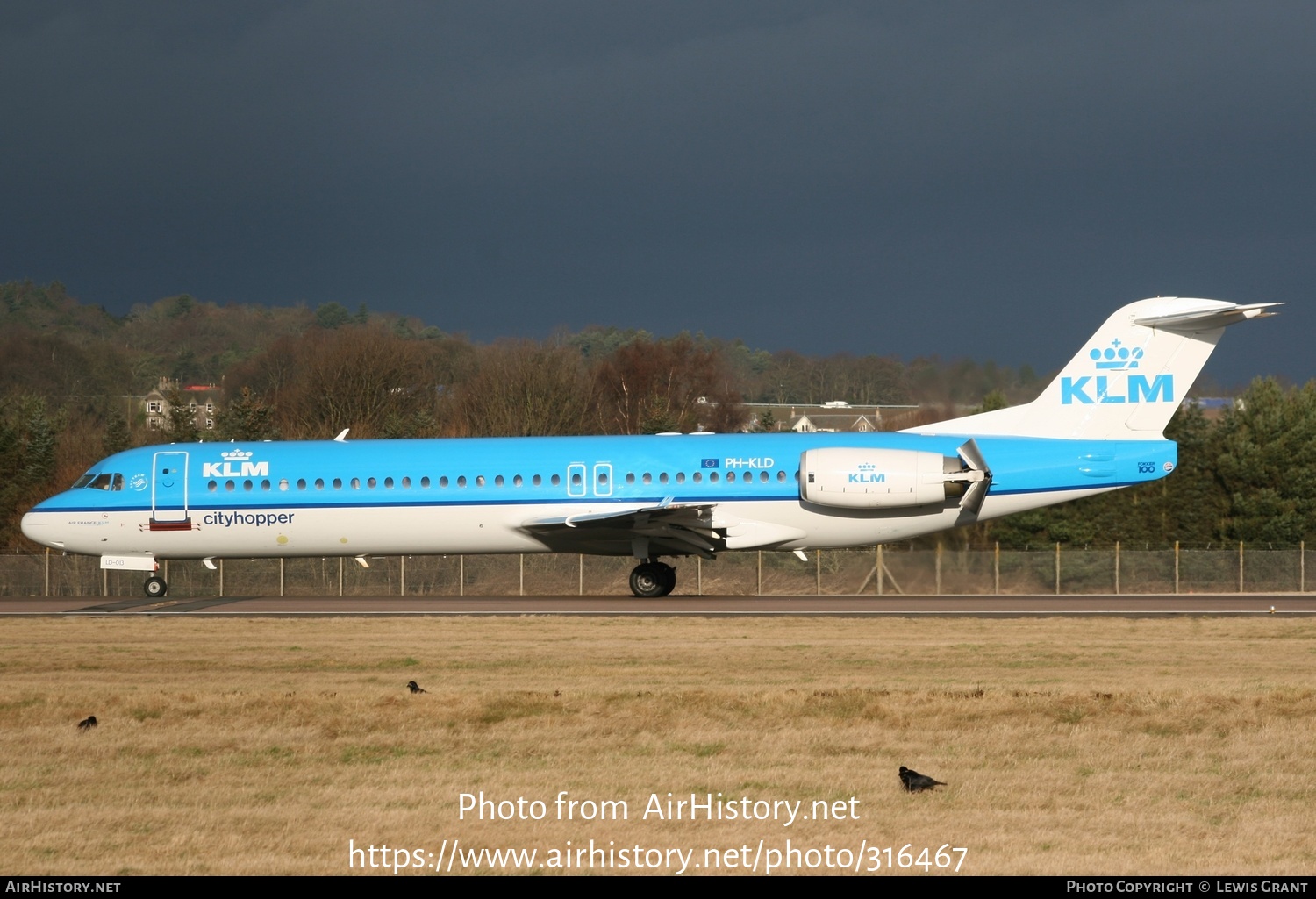 Aircraft Photo of PH-KLD | Fokker 100 (F28-0100) | KLM Cityhopper | AirHistory.net #316467