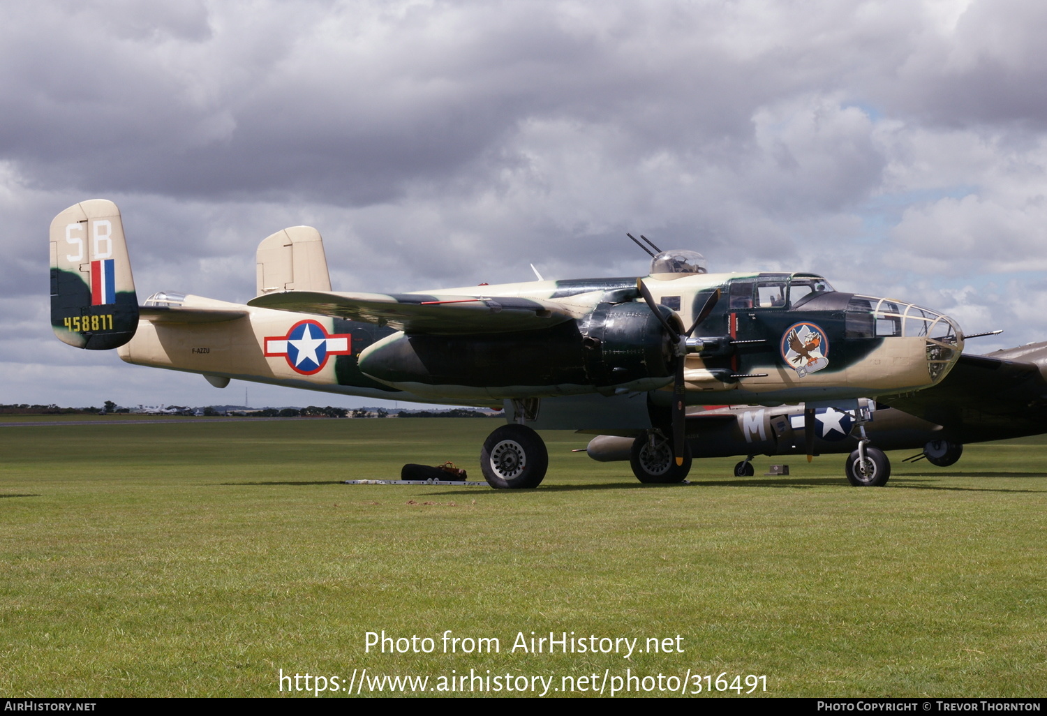 Aircraft Photo of F-AZZU / 458811 | North American B-25J Mitchell | USA - Air Force | AirHistory.net #316491