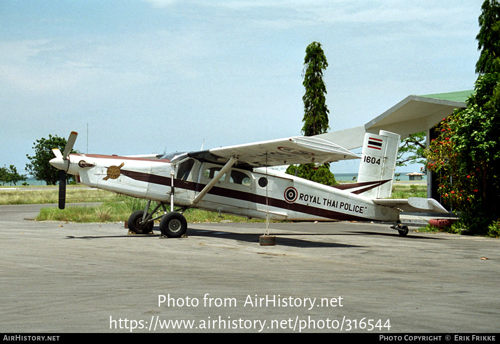 Aircraft Photo of 1604 | Fairchild Hiller PC-6/B2-H2 Porter | Thailand - Police | AirHistory.net #316544