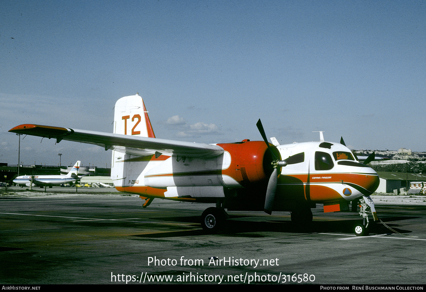 Aircraft Photo of F-ZBAU | Conair CS2F Firecat | Sécurité Civile | AirHistory.net #316580