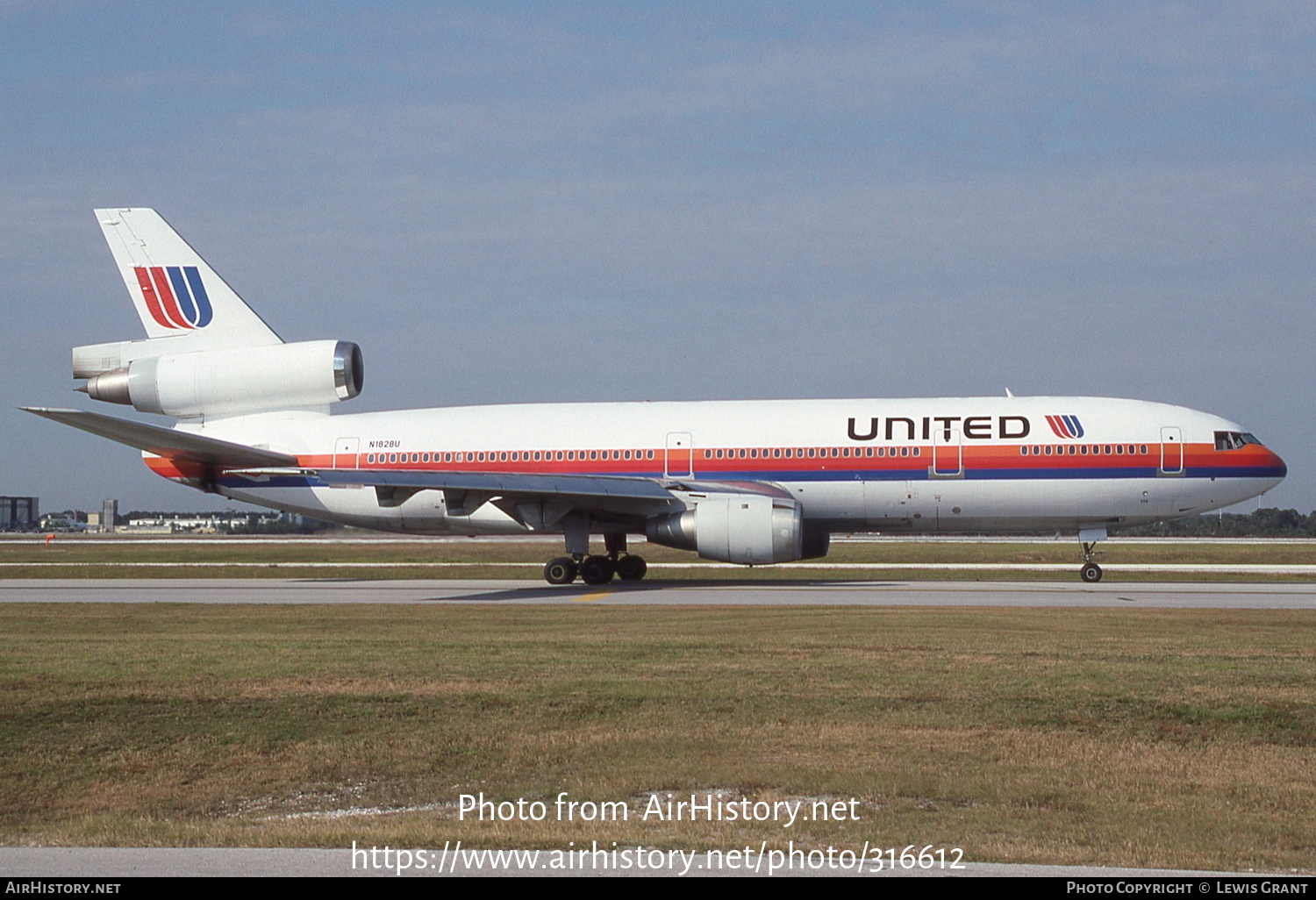 Aircraft Photo of N1828U | McDonnell Douglas DC-10-10 | United Airlines | AirHistory.net #316612