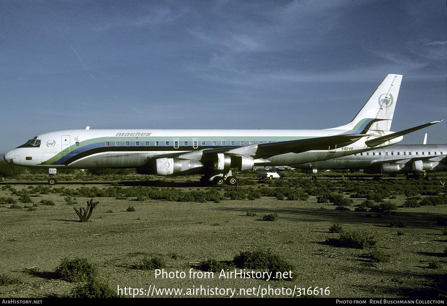 Aircraft Photo of N804E | Douglas DC-8-51 | Mackey International Airlines | AirHistory.net #316616