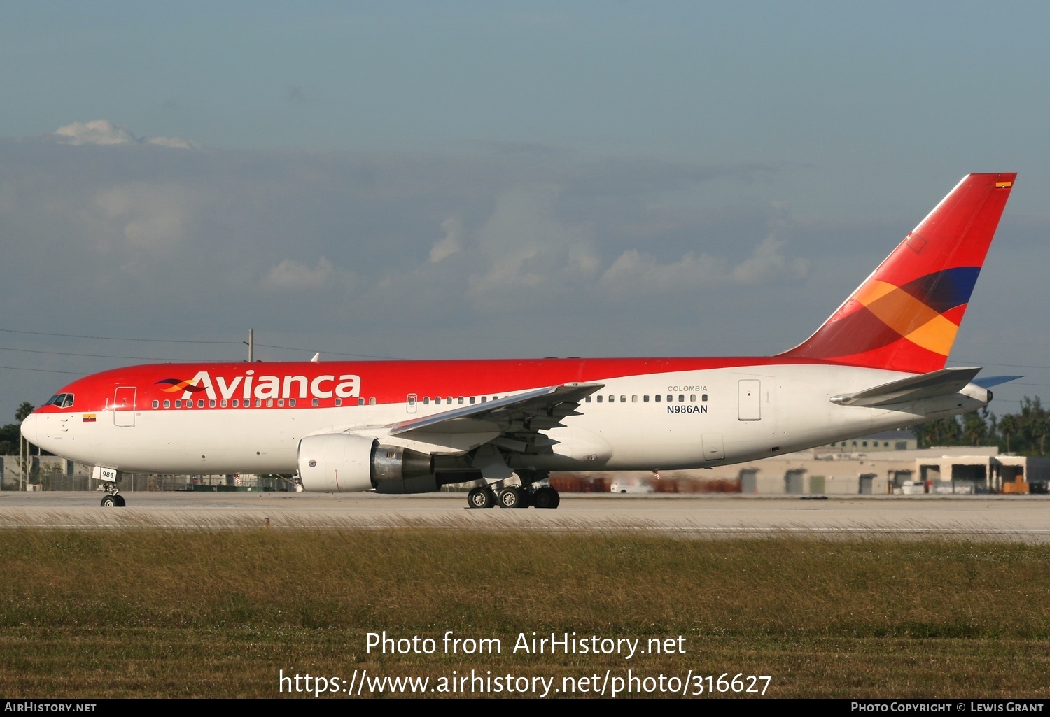 Aircraft Photo of N986AN | Boeing 767-259/ER | Avianca | AirHistory.net #316627