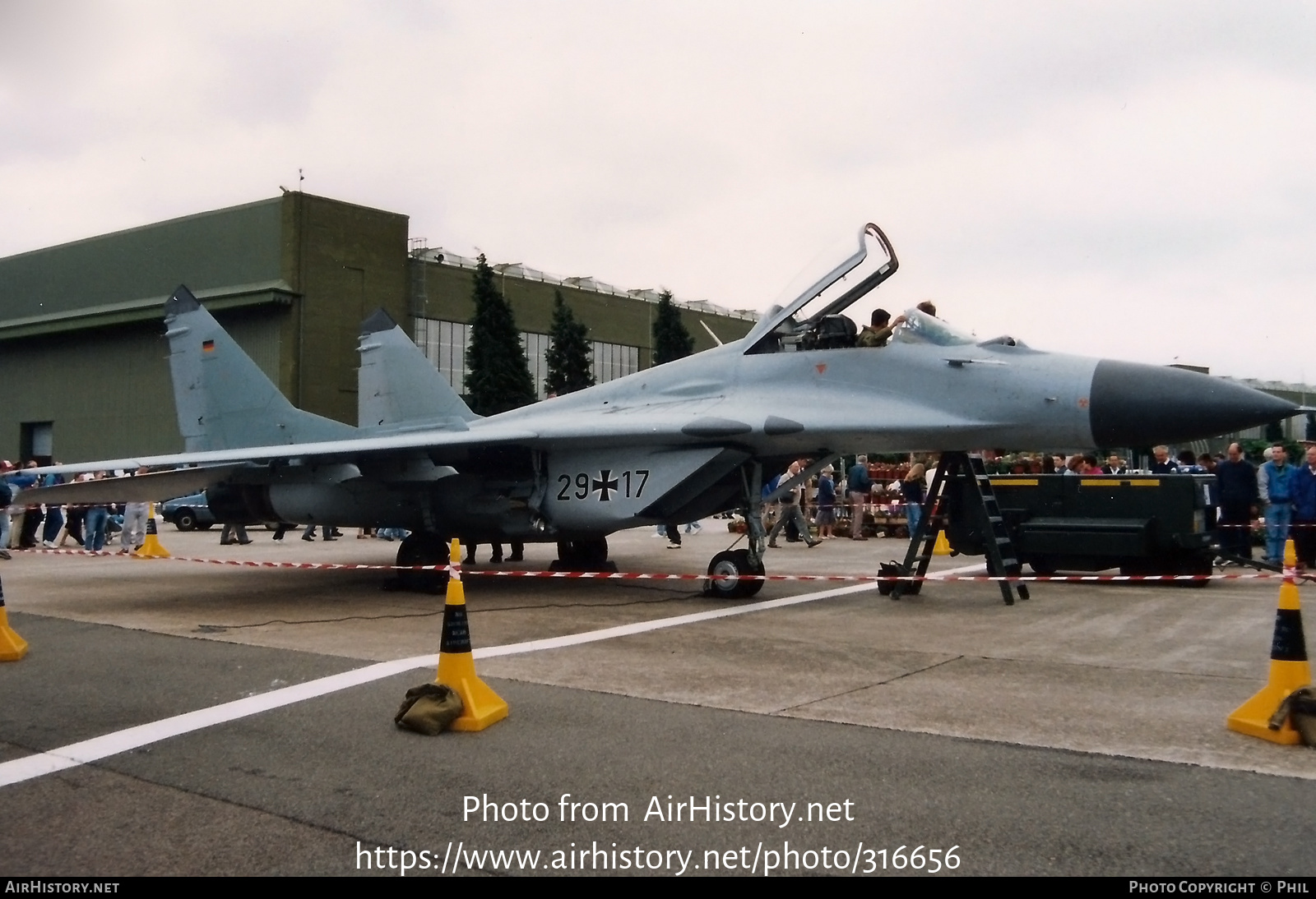 Aircraft Photo of 2917 | Mikoyan-Gurevich MiG-29 | Germany - Air Force | AirHistory.net #316656