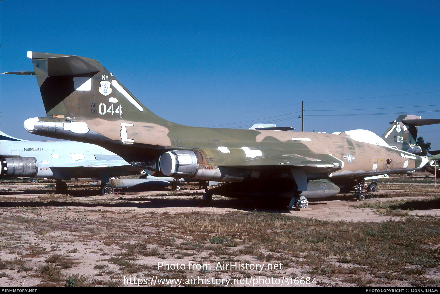 Aircraft Photo of 56-044 / AF56-044 | McDonnell RF-101C Voodoo | USA - Air Force | AirHistory.net #316684