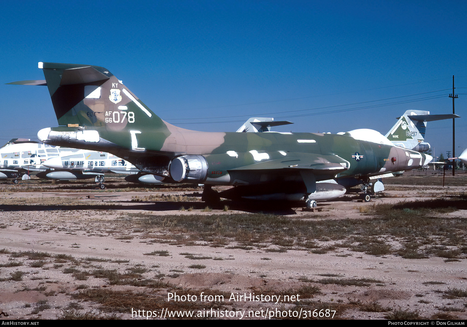 Aircraft Photo of 56-078 / AF56-078 | McDonnell RF-101C Voodoo | USA - Air Force | AirHistory.net #316687