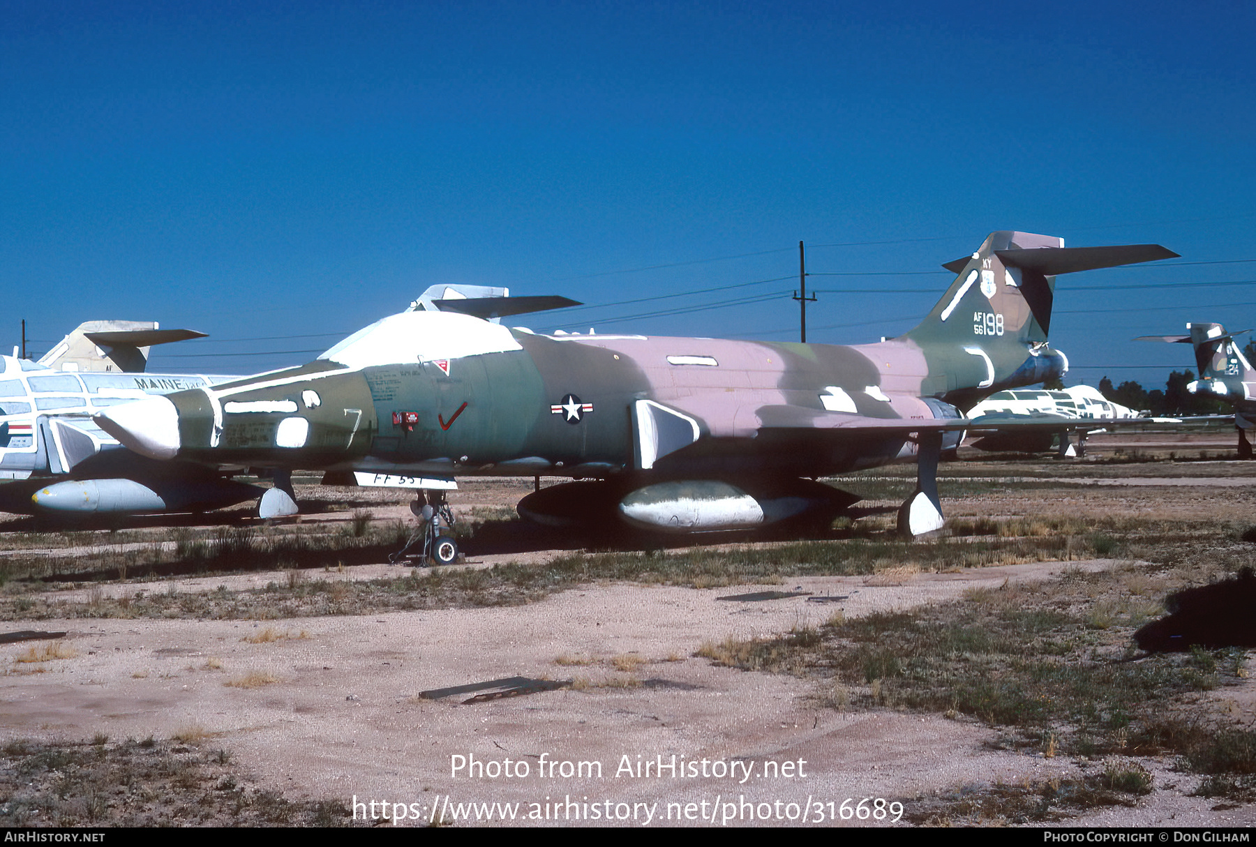 Aircraft Photo of 56-198 / AF56-198 | McDonnell RF-101C Voodoo | USA - Air Force | AirHistory.net #316689