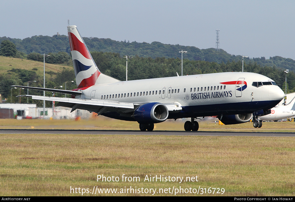 Aircraft Photo of G-DOCY | Boeing 737-436 | British Airways | AirHistory.net #316729