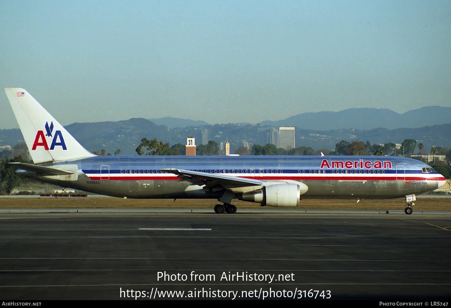 Aircraft Photo of N368AA | Boeing 767-323/ER | American Airlines | AirHistory.net #316743