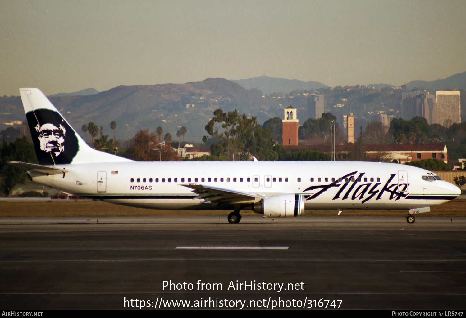 Aircraft Photo of N706AS | Boeing 737-490 | Alaska Airlines | AirHistory.net #316747