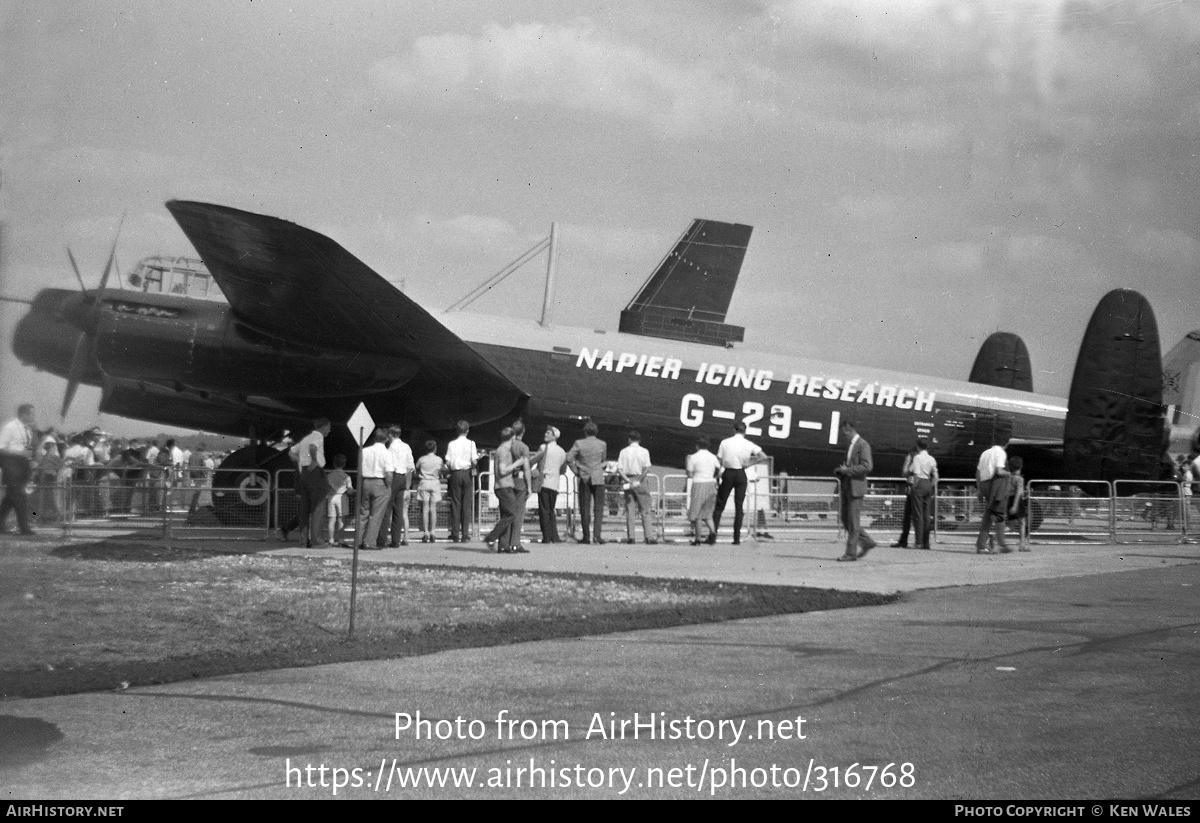 Aircraft Photo of G-29-1 | Avro 694 Lincoln B2 | Napier | AirHistory.net #316768