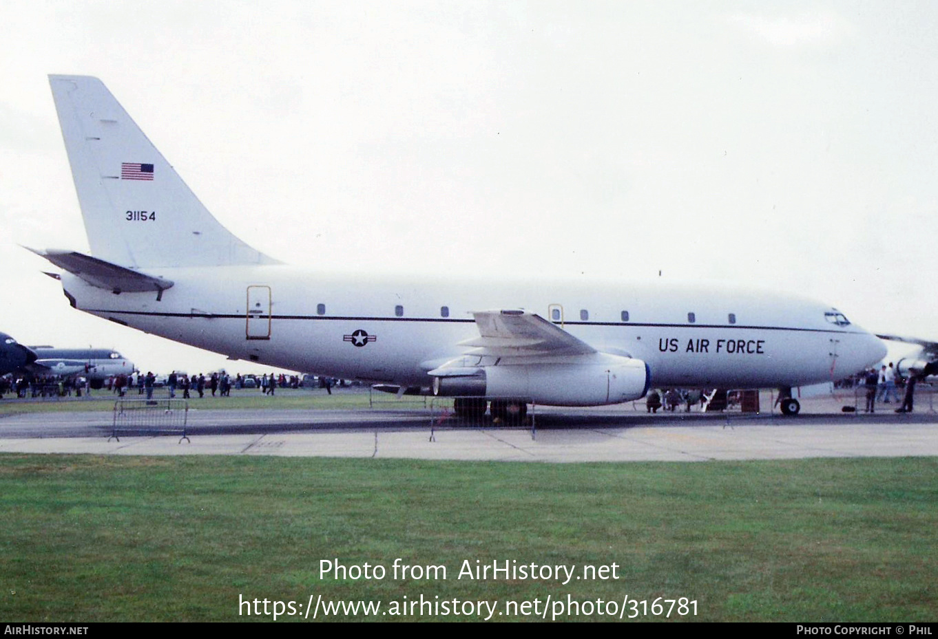 Aircraft Photo of 73-1154 / 31154 | Boeing CT-43A (737-253/Adv) | USA - Air Force | AirHistory.net #316781