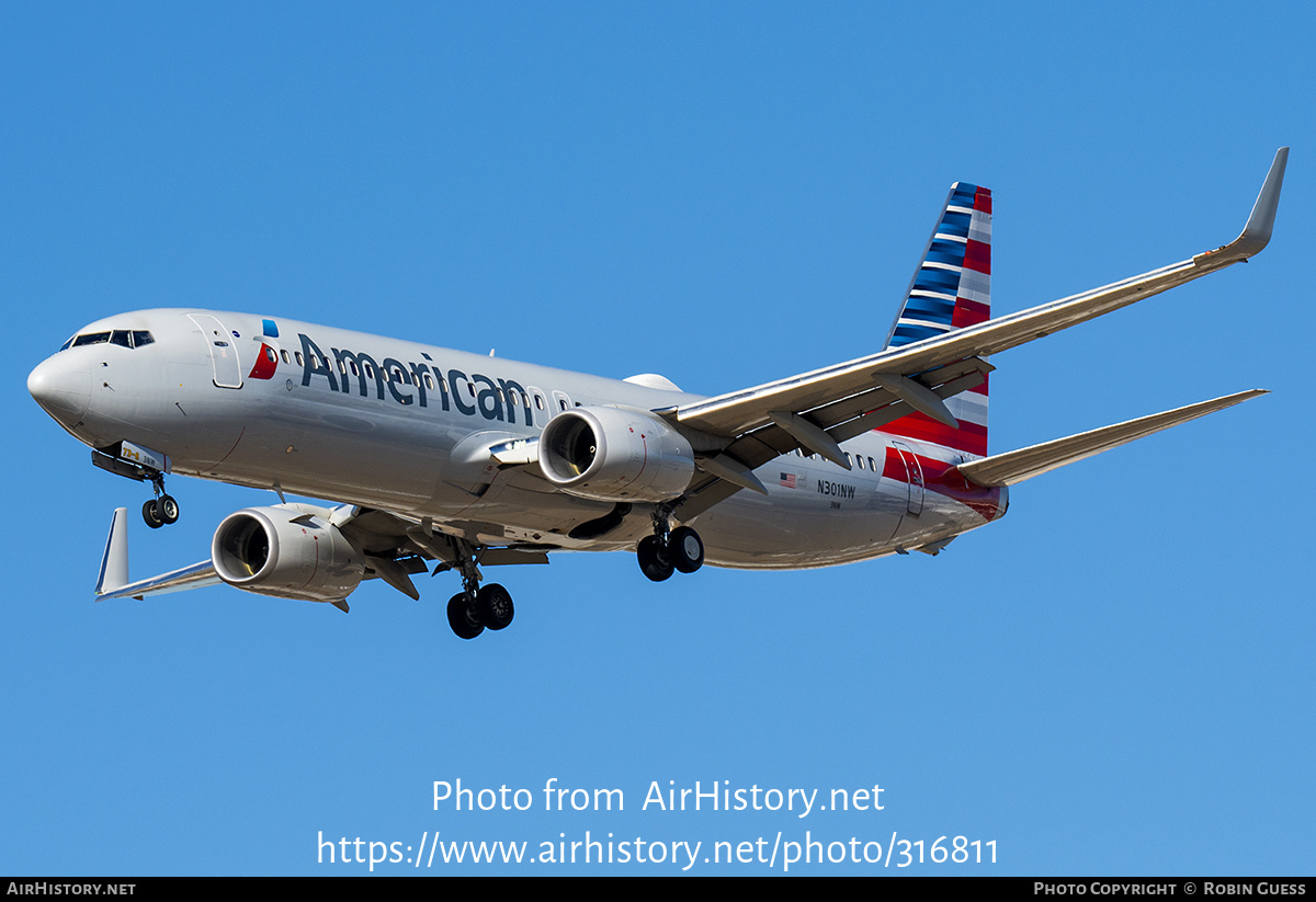 Aircraft Photo of N301NW | Boeing 737-823 | American Airlines | AirHistory.net #316811