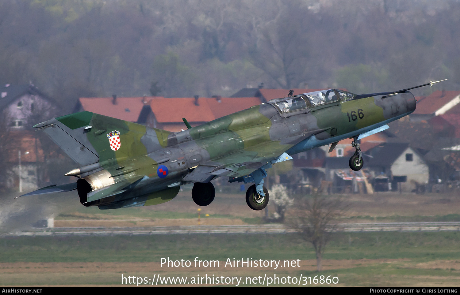 Aircraft Photo of 166 | Mikoyan-Gurevich MiG-21UMD | Croatia - Air Force | AirHistory.net #316860