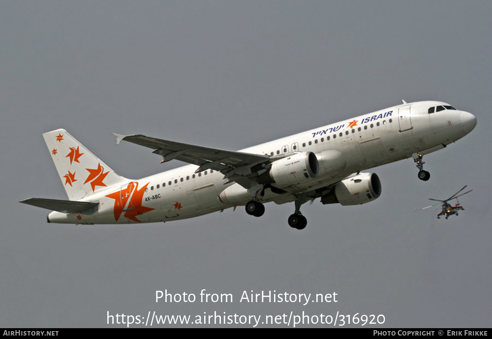 Aircraft Photo of 4X-ABC | Airbus A320-211 | Israir | AirHistory.net #316920