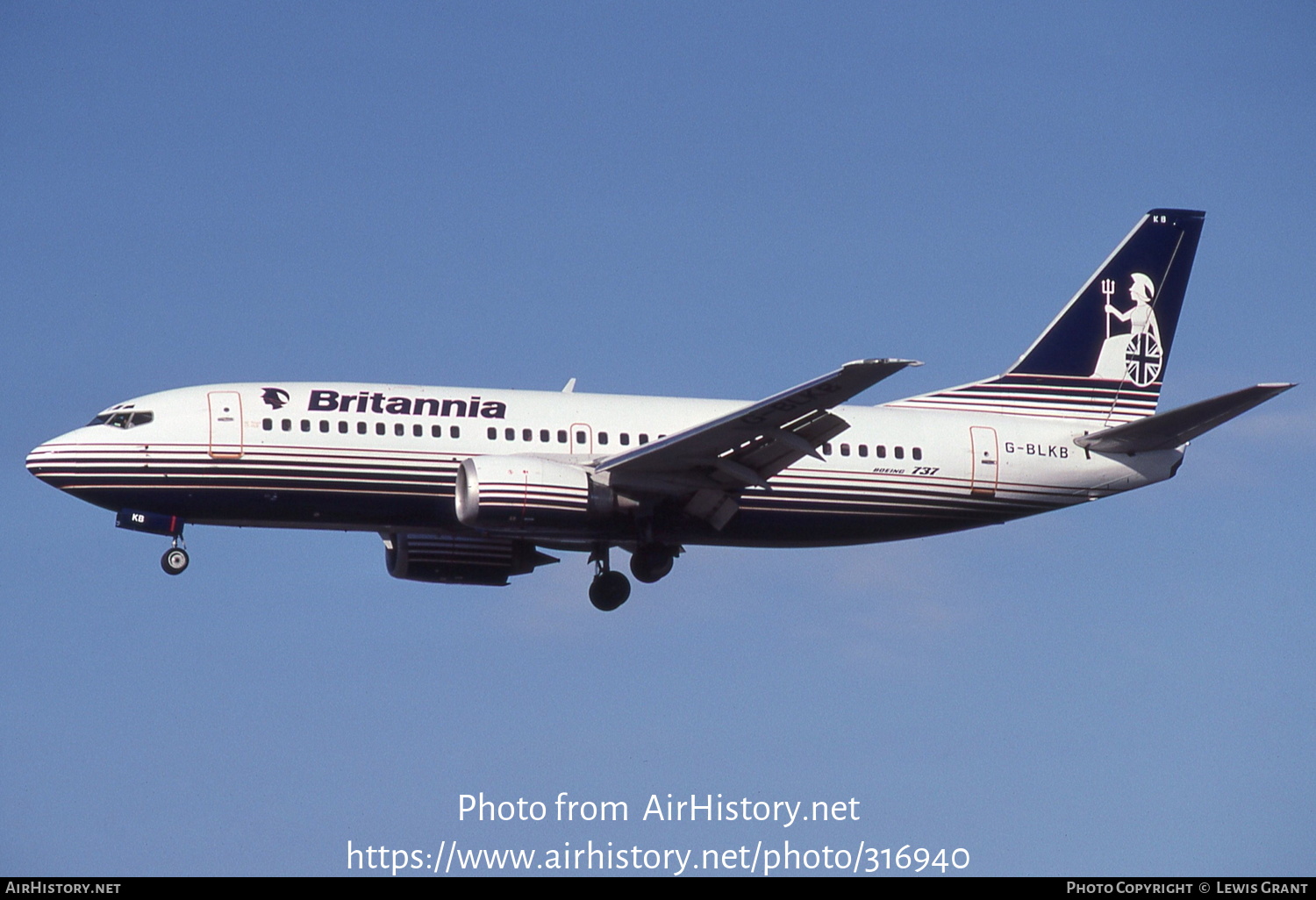 Aircraft Photo of G-BLKB | Boeing 737-3T5 | Britannia Airways | AirHistory.net #316940