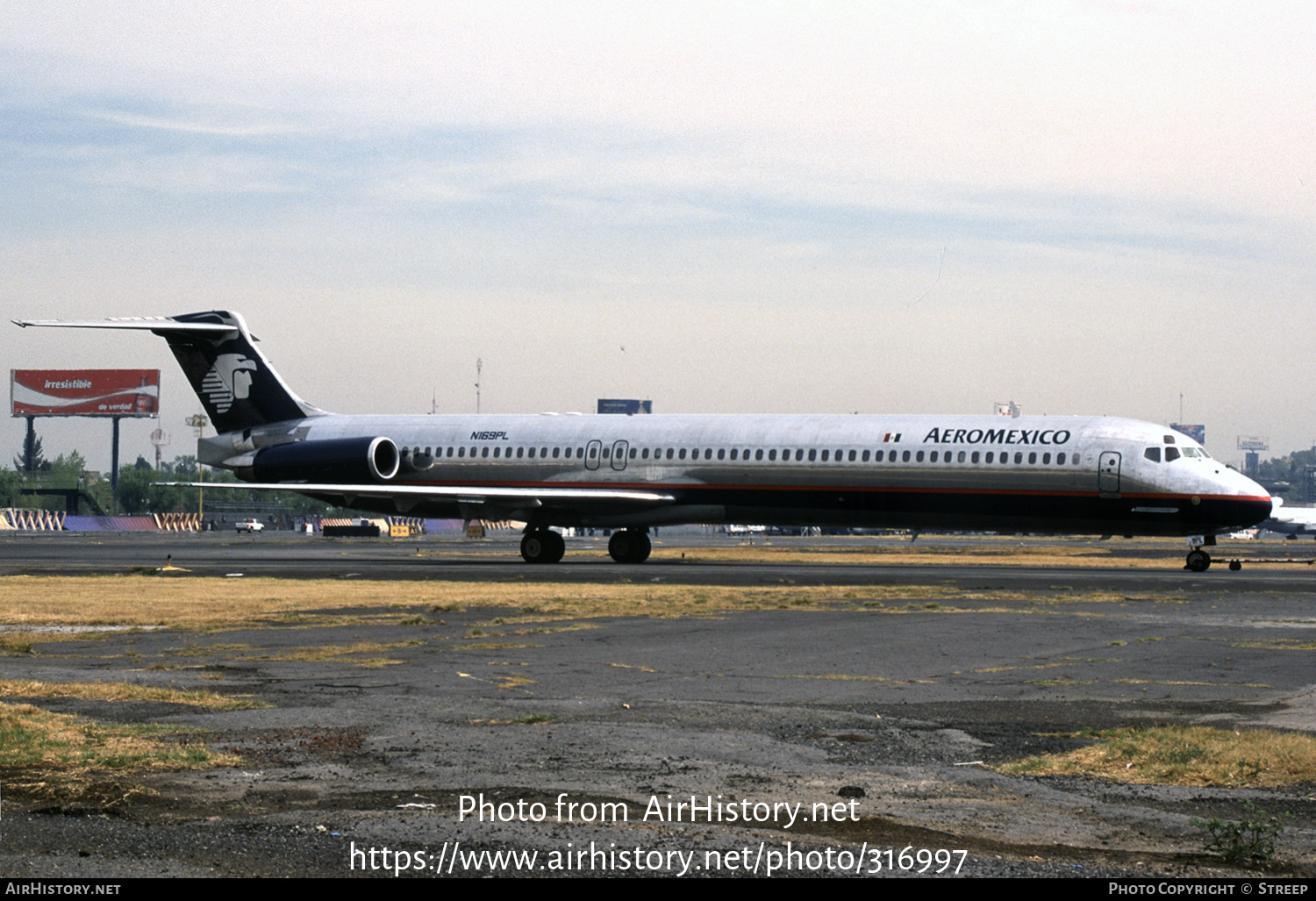 Aircraft Photo of N169PL | McDonnell Douglas MD-88 | AeroMéxico | AirHistory.net #316997