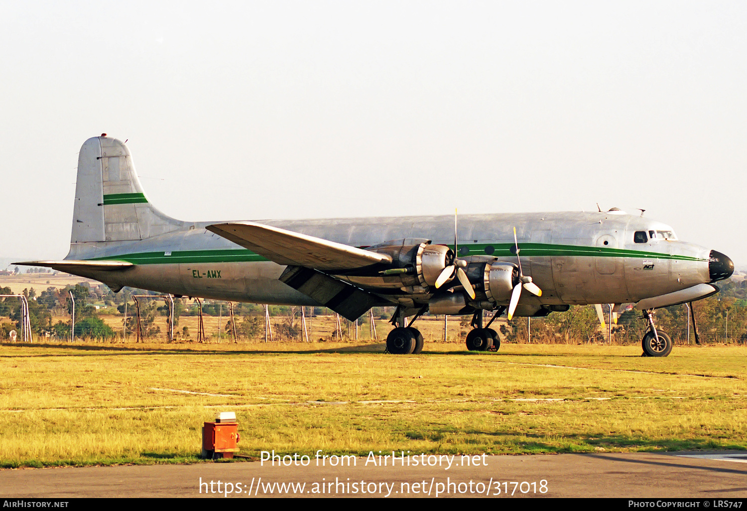 Aircraft Photo of EL-AWX | Douglas C-54D Skymaster | AirHistory.net #317018